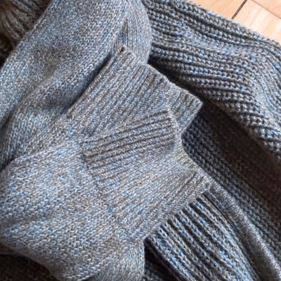 LLBean shaker-stitch open cardigan - Picture 5 of 6